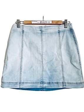 Wild Fable Light Blue Denim High Waisted Mini Skirt